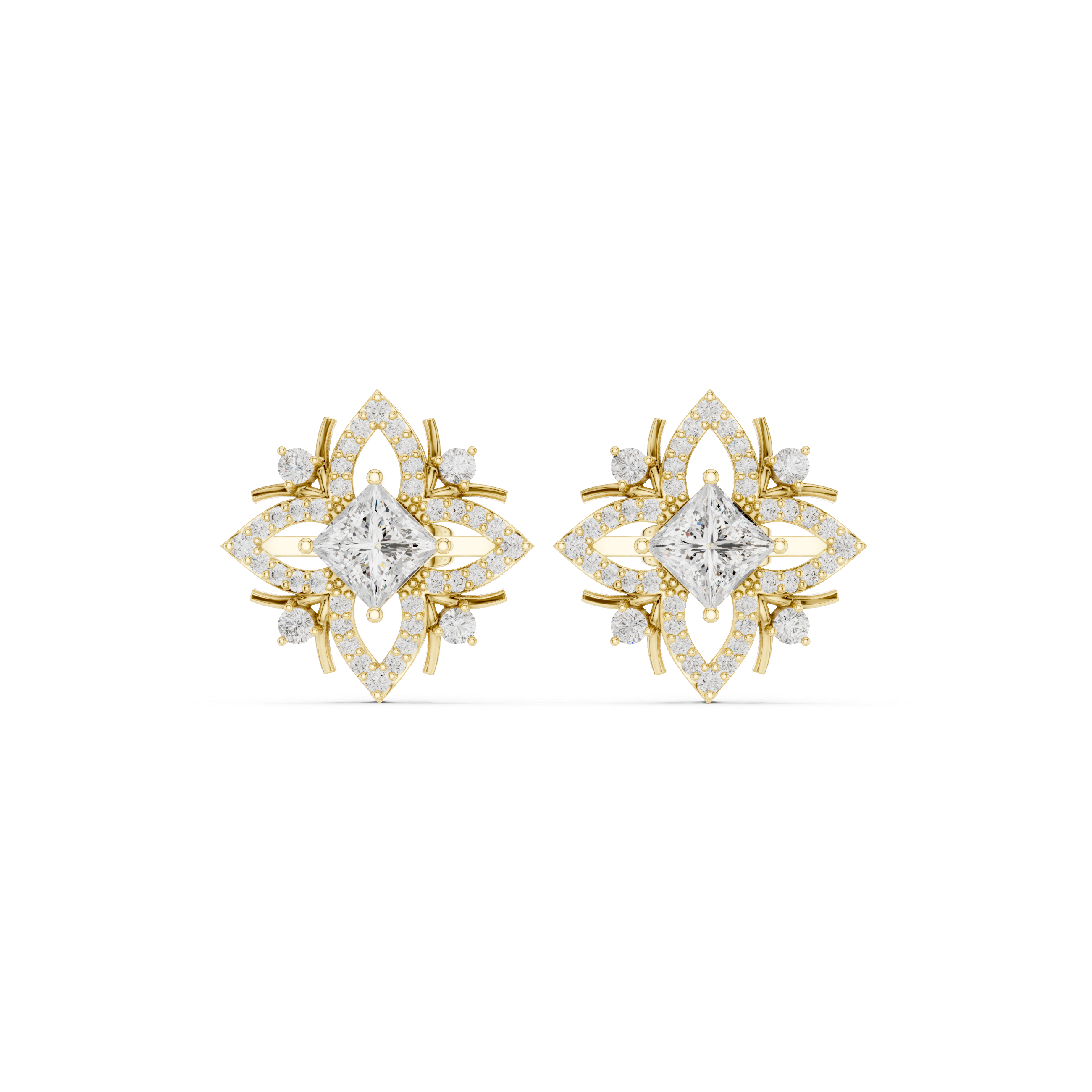 Opes Snowflake Earrings 3492