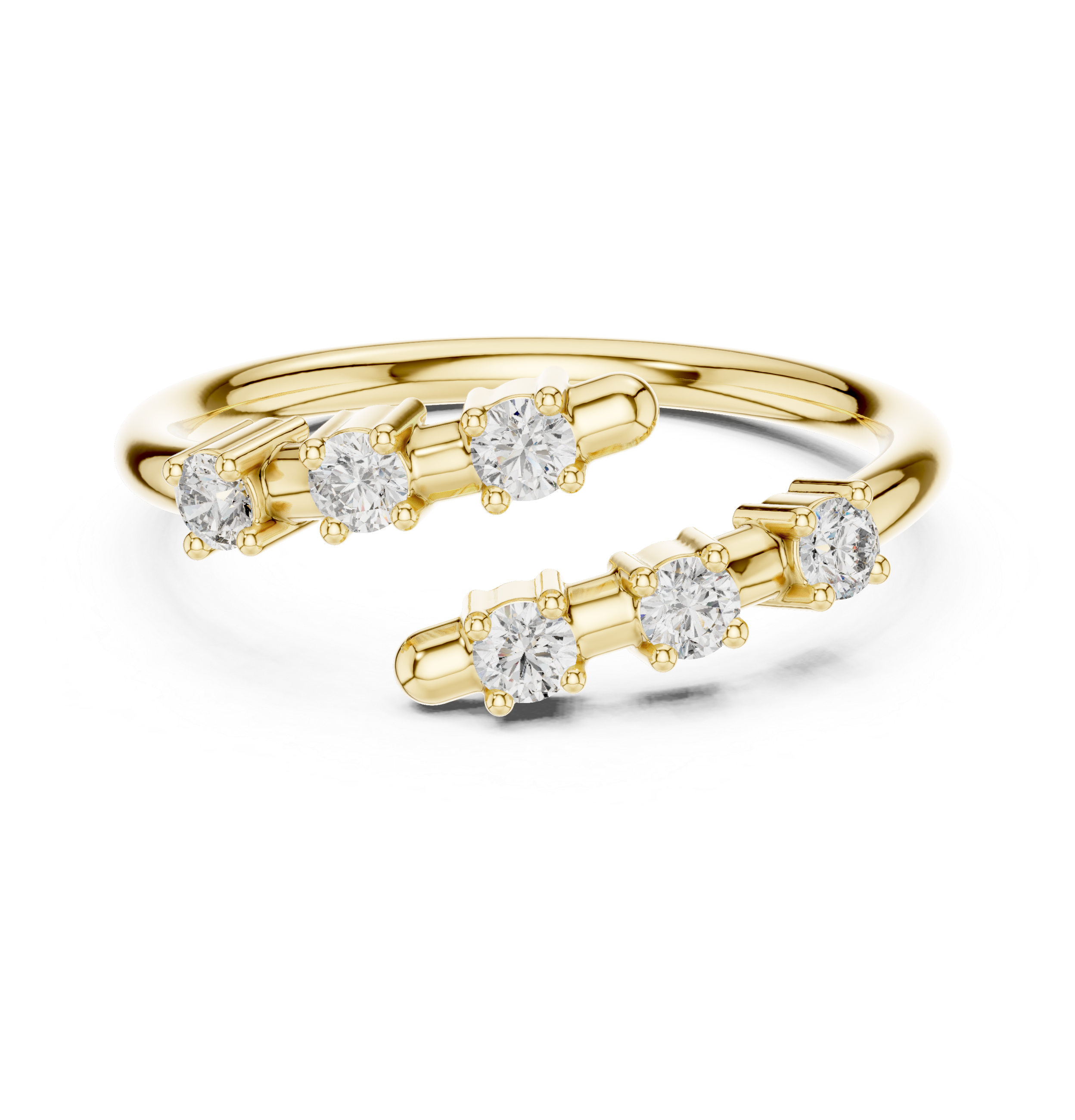 Celeste Open Diamond Band Ring