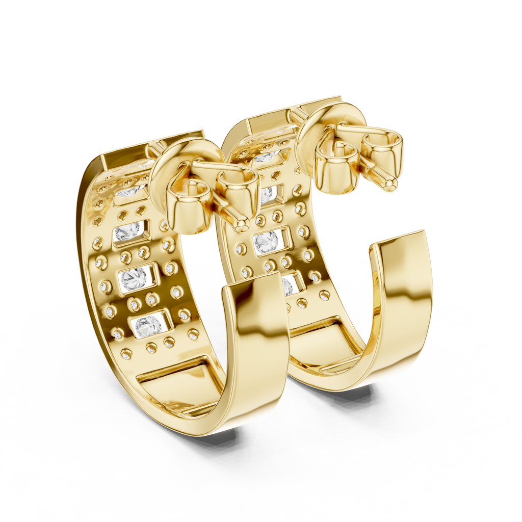 Opes Spiral Pave Earrings 3759