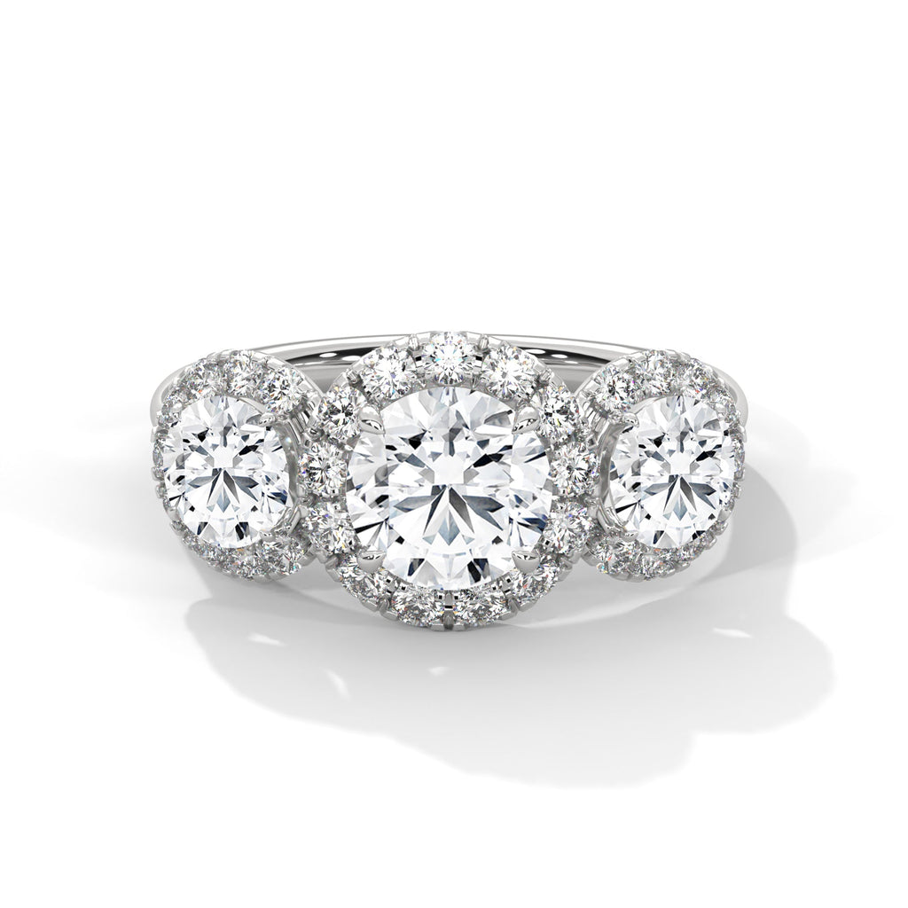 Opes 3-Stone Halo 4581