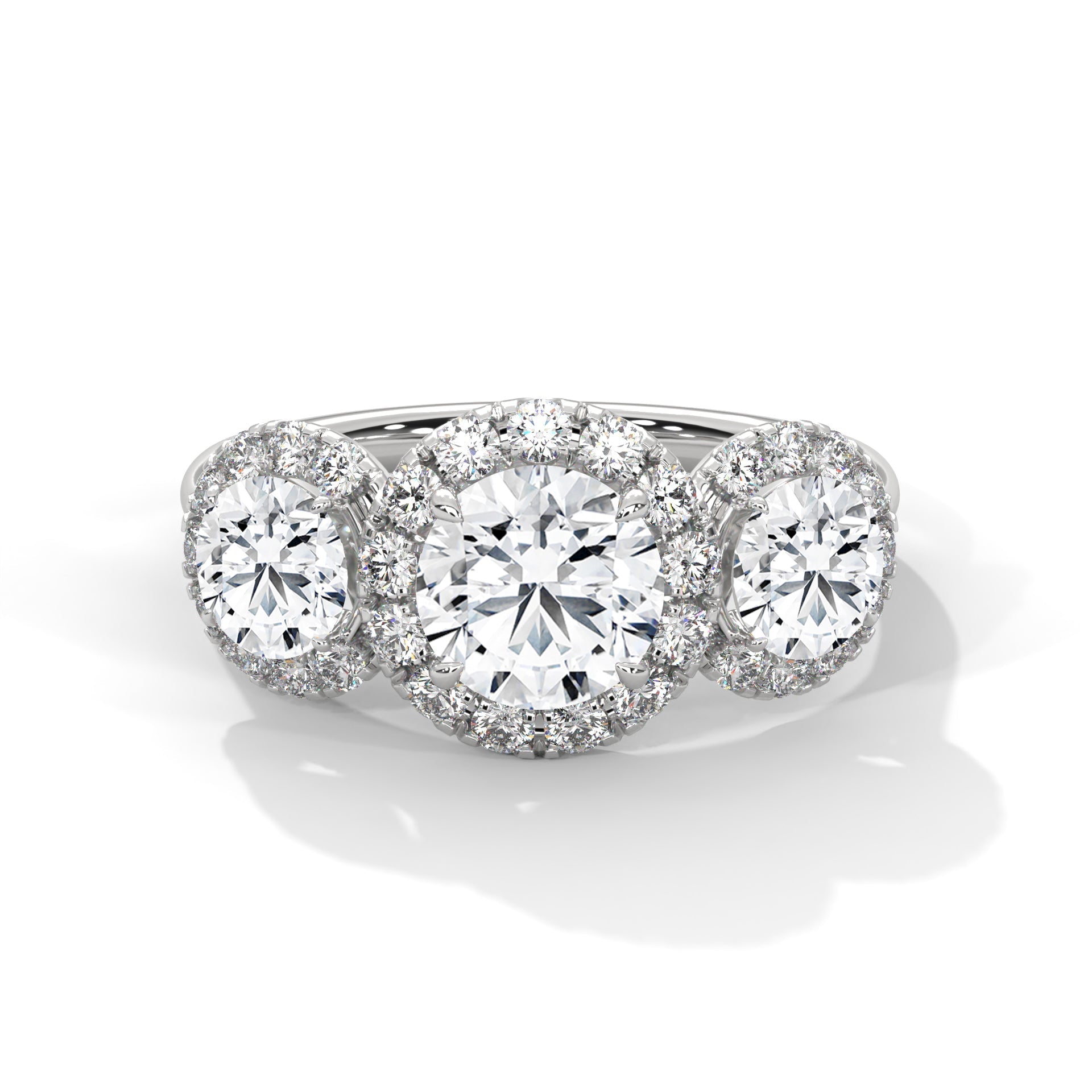 Opes 3-Stone Halo 4581