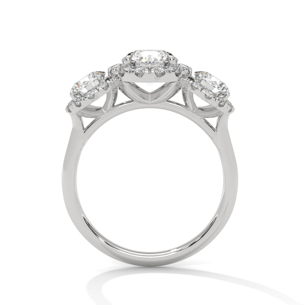Opes 3-Stone Halo 4581