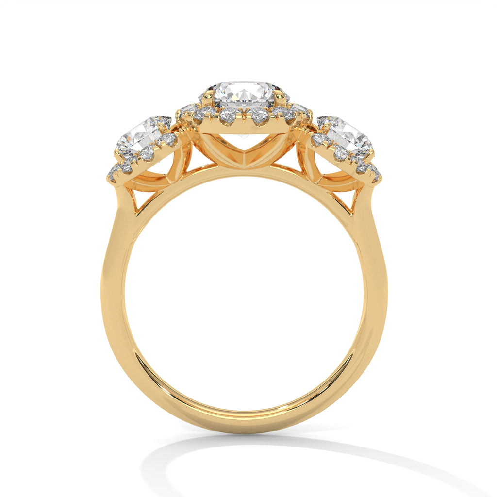 Opes 3-Stone Halo 4581