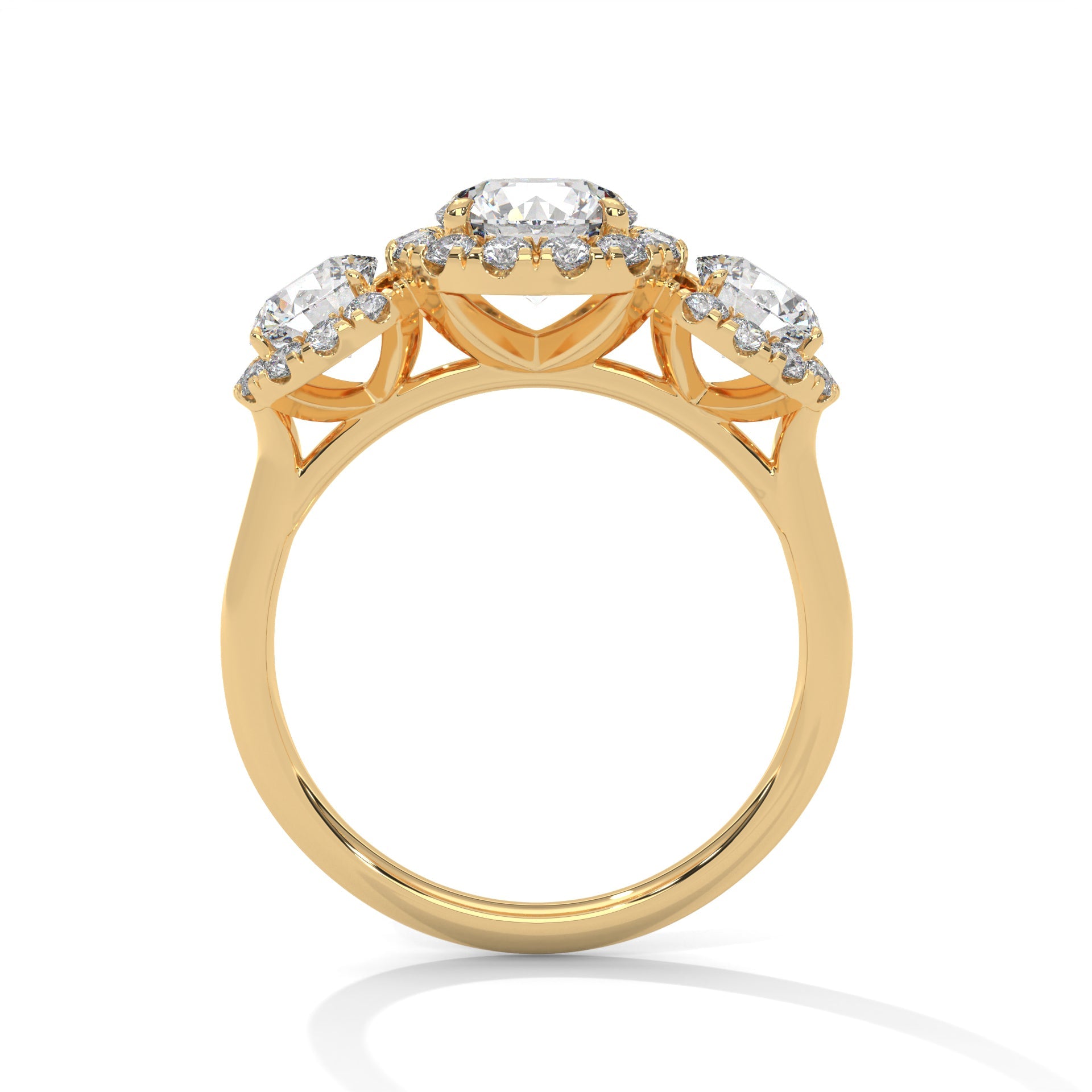 Opes 3-Stone Halo 4581