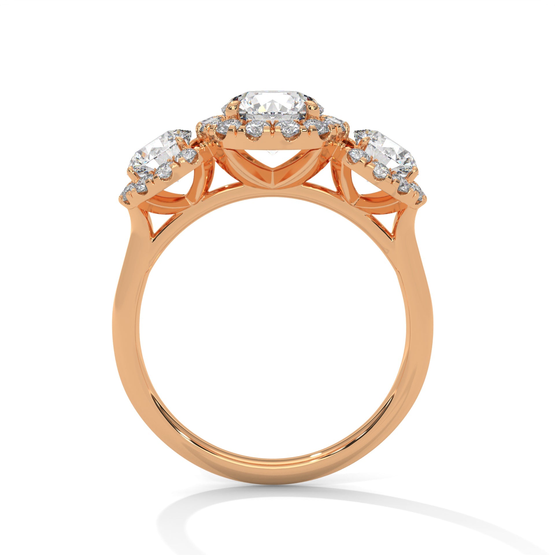 Opes 3-Stone Halo 4581