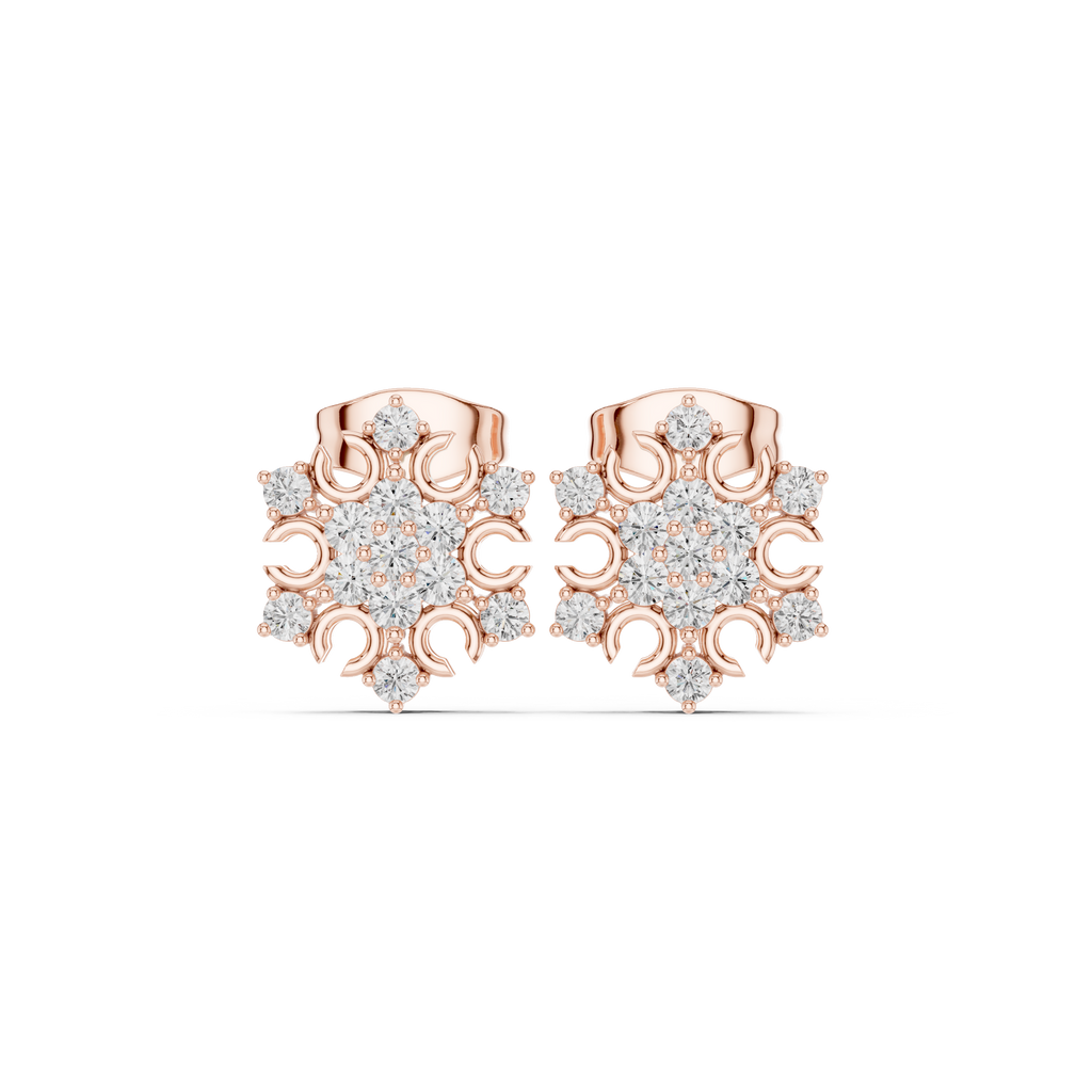 Opes Snowflake Earrings 3352