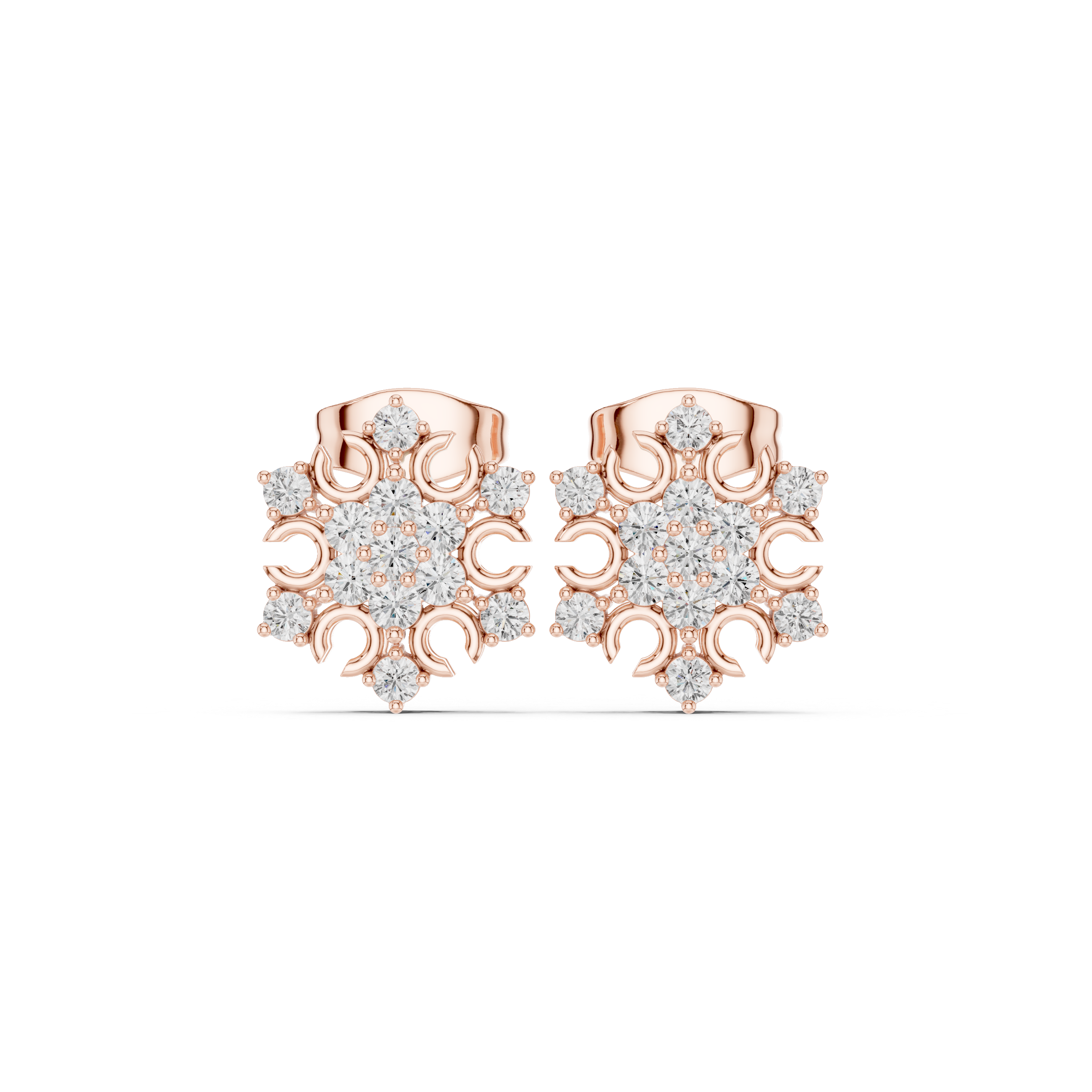 Opes Snowflake Earrings 3352