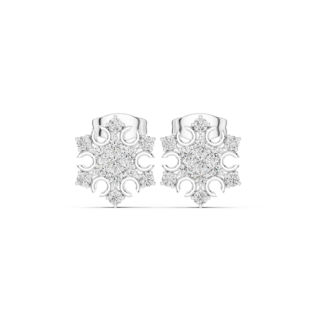 Opes Snowflake Earrings 3352
