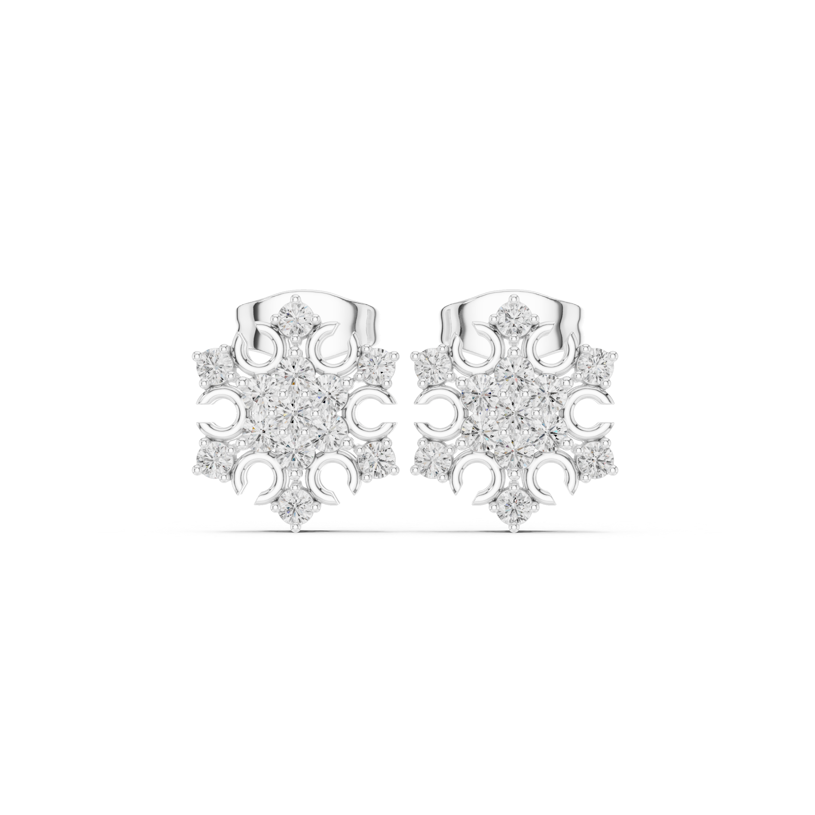 Opes Snowflake Earrings 3352