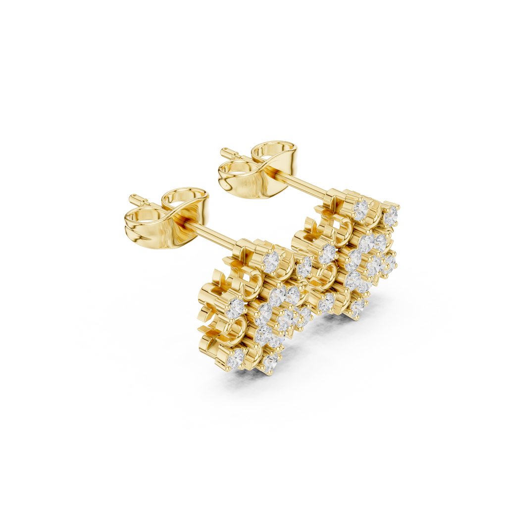 Opes Snowflake Earrings 3352