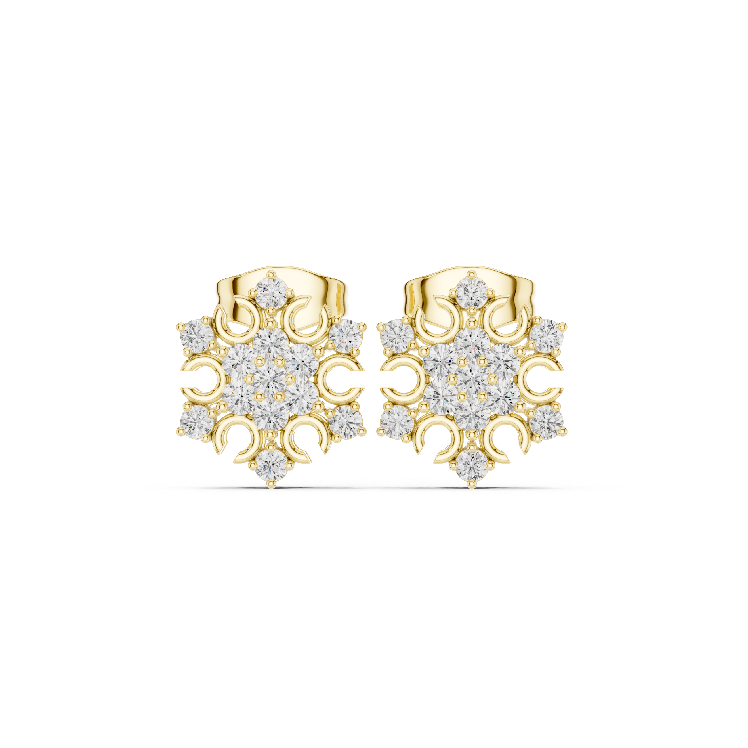 Opes Snowflake Earrings 3352
