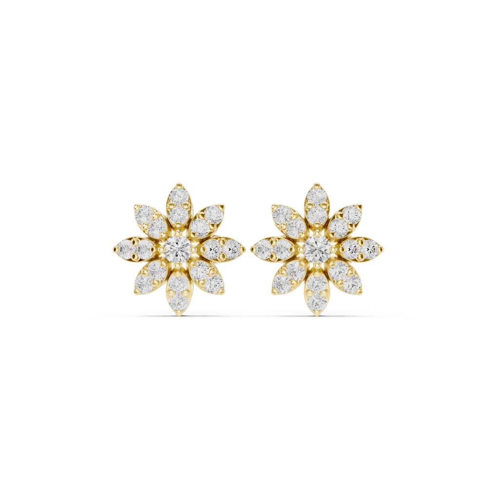 Opes Snowflake Earrings 3356