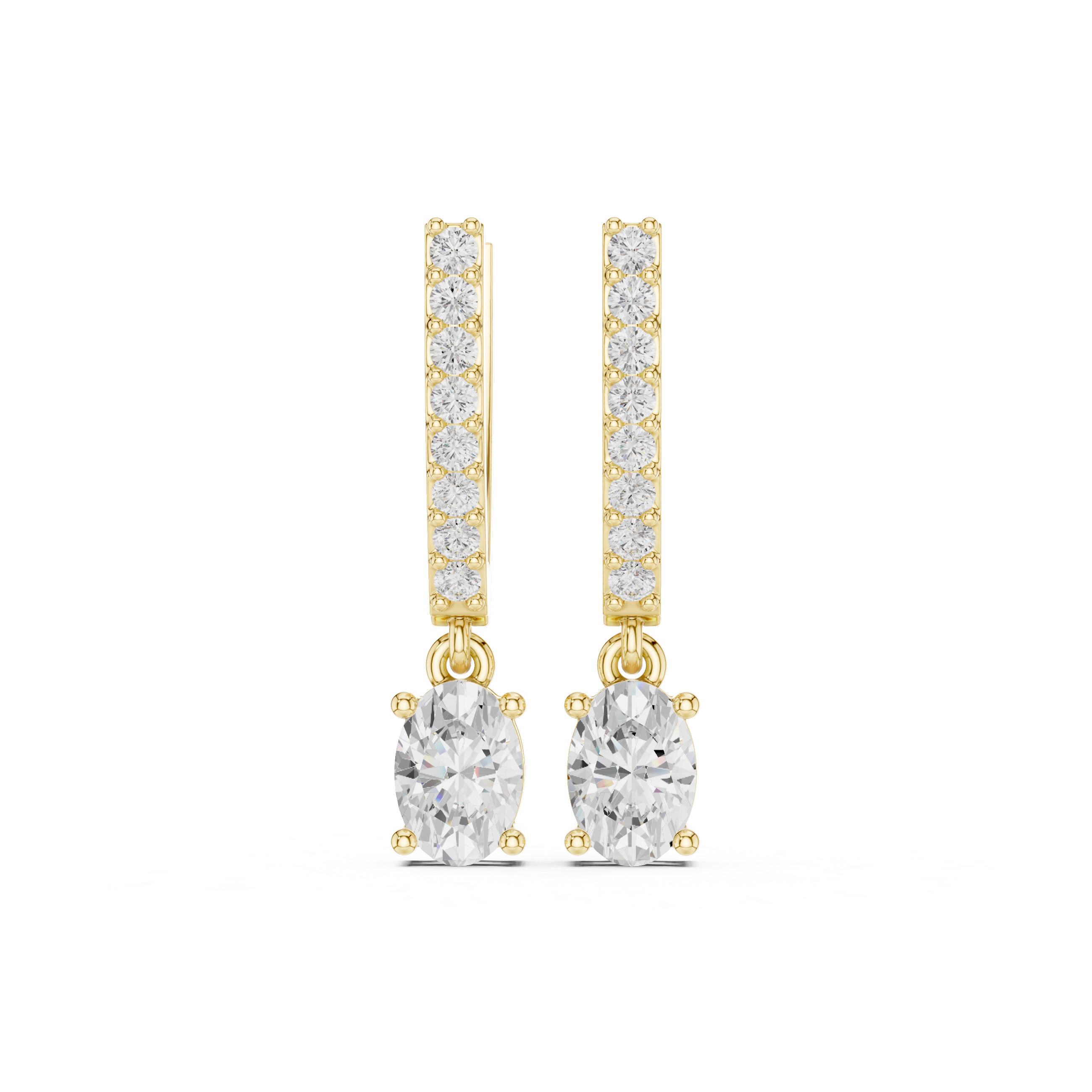 Opes Oval Drop Earrings 3380