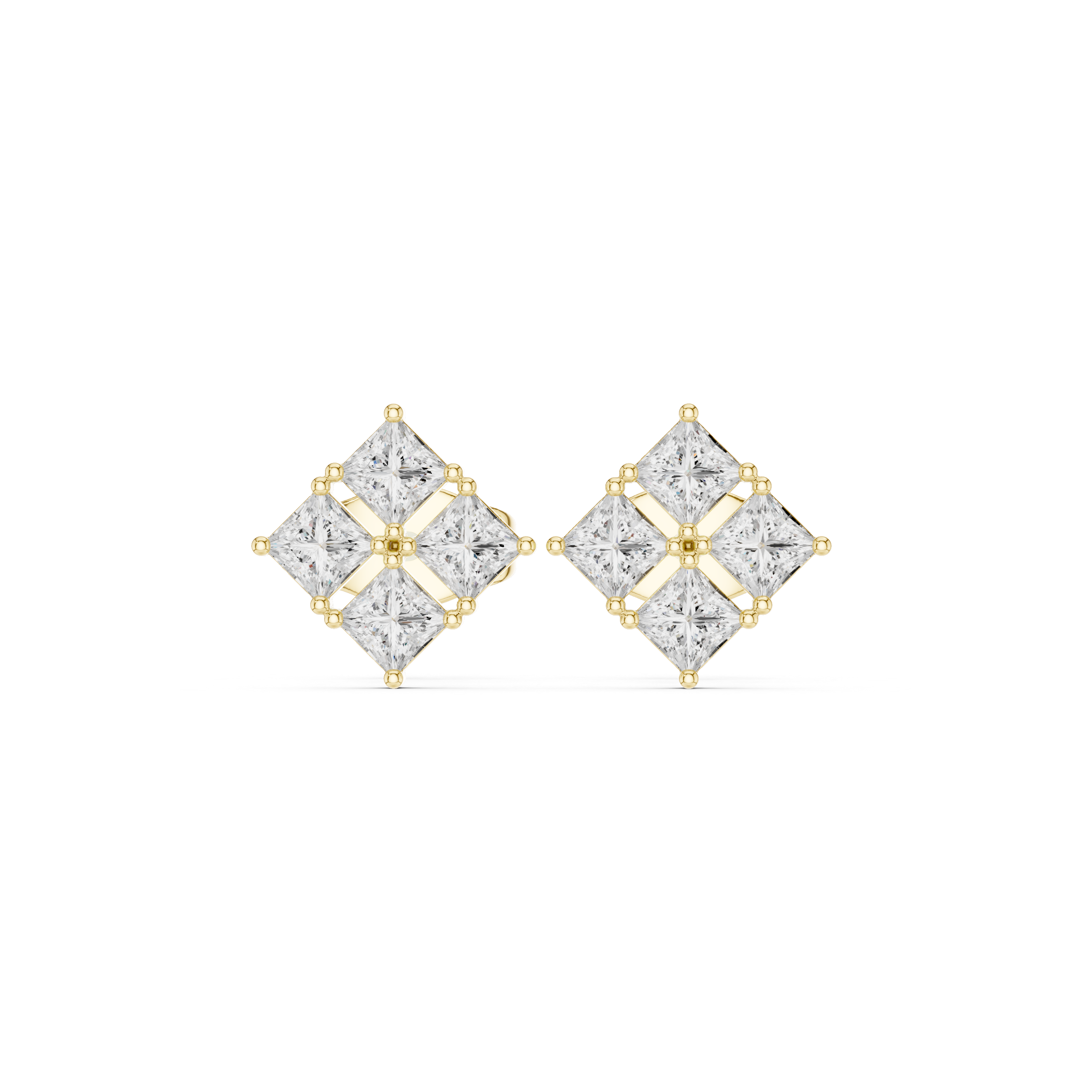 Opes 4-Square Earrings 3412
