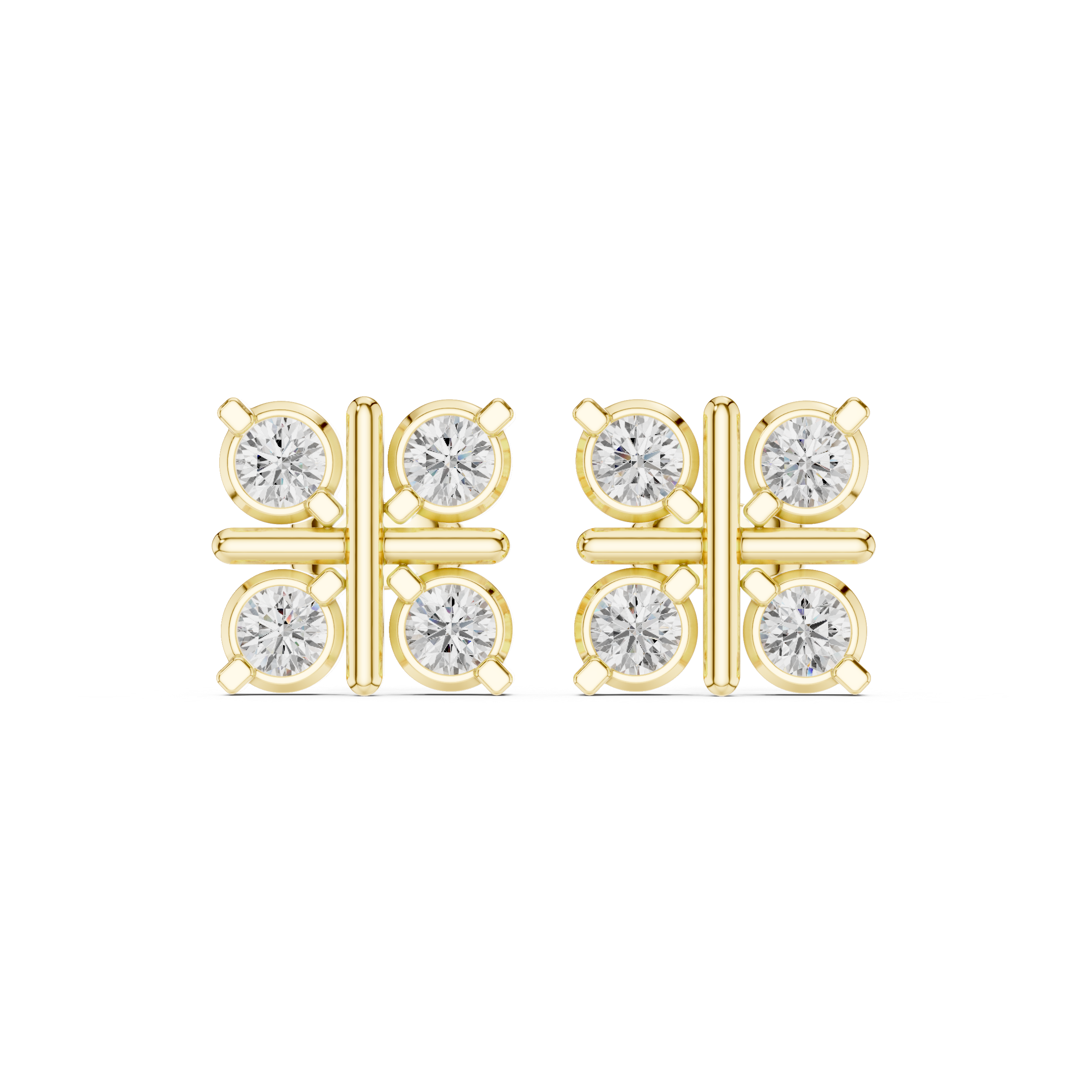 Opes 4-Round Earrings 3413