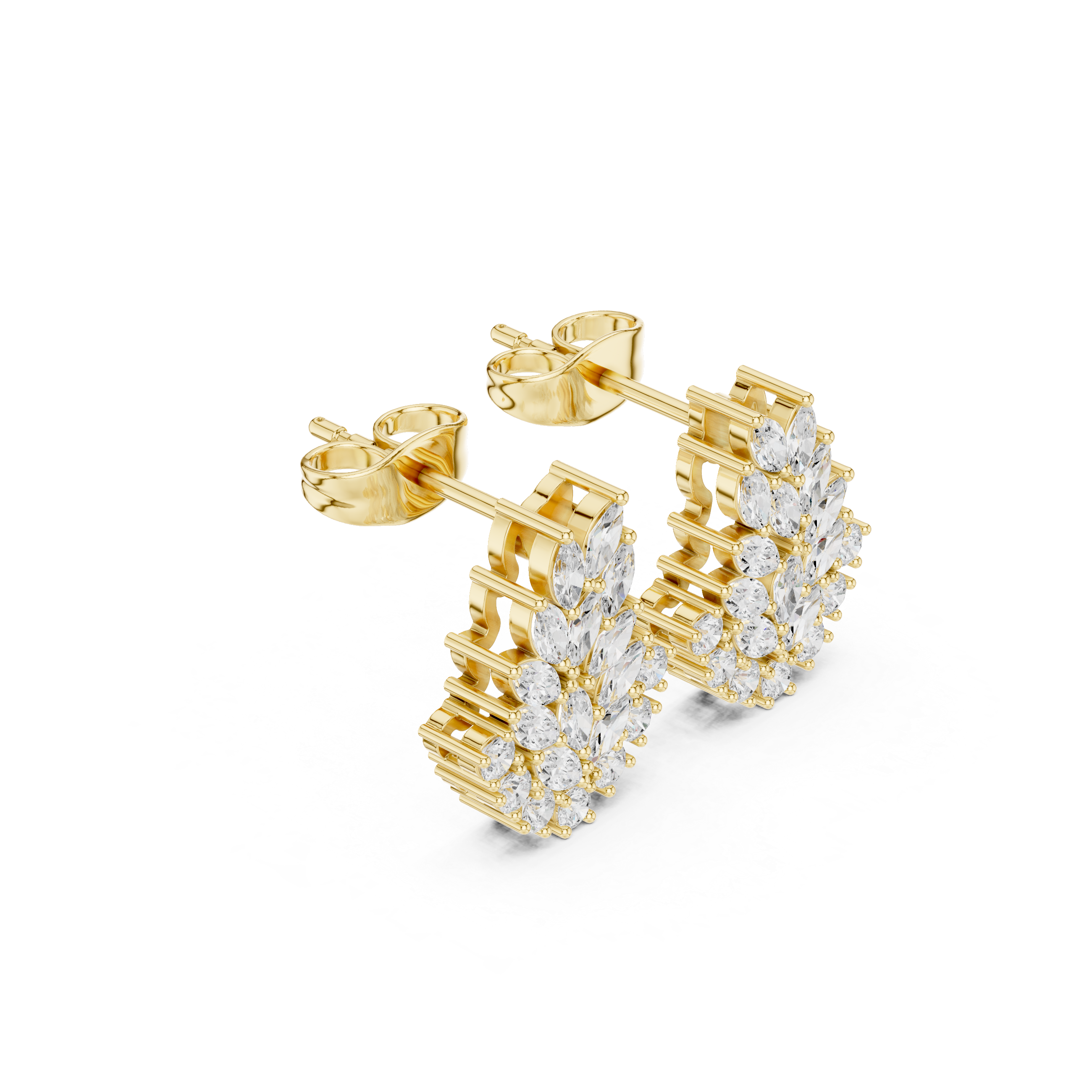 Opes Natures Cluster Earrings 3419
