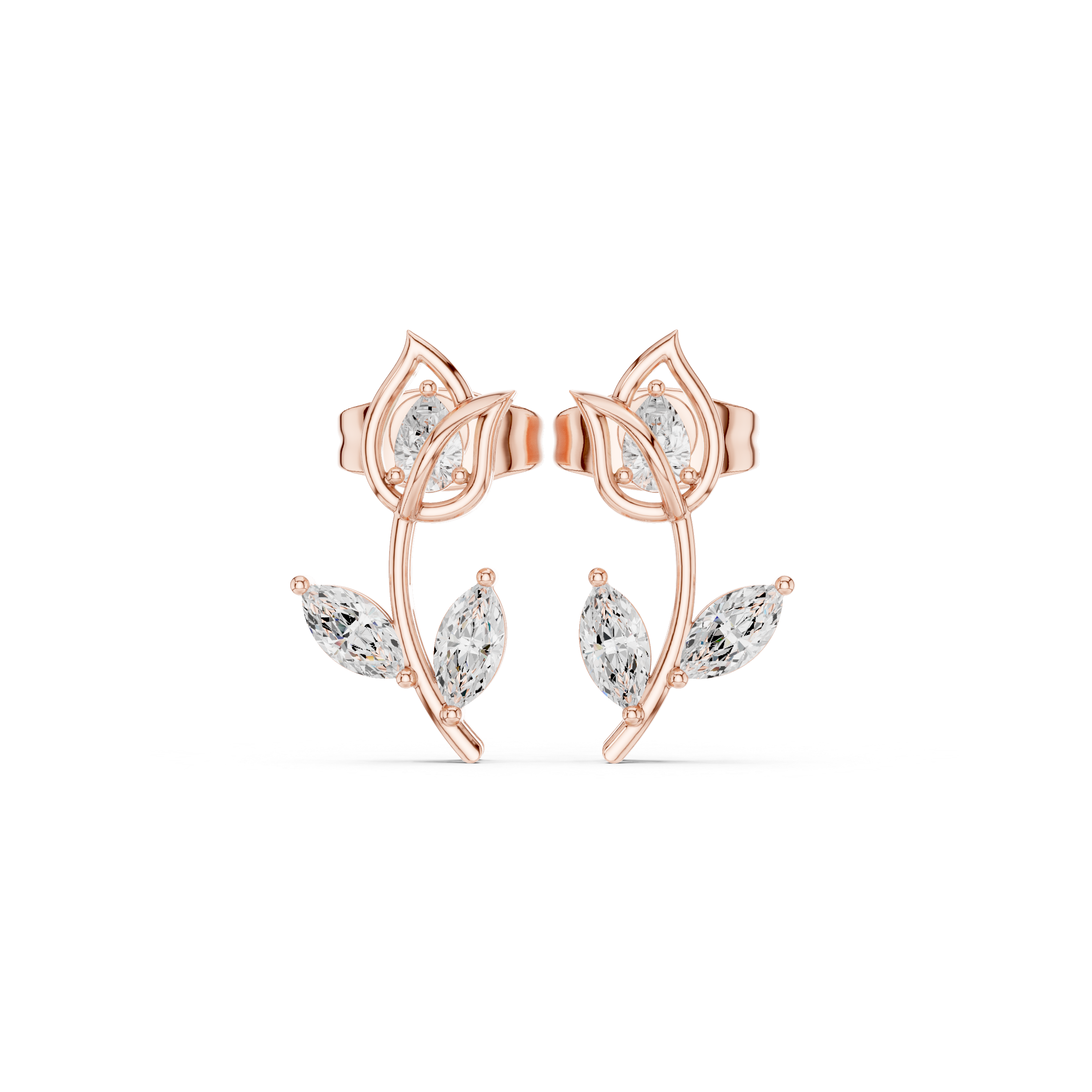 Opes Rose Earrings 3204