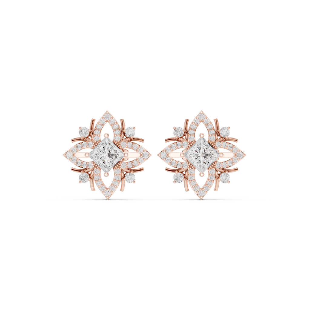 Opes Snowflake Earrings 3492
