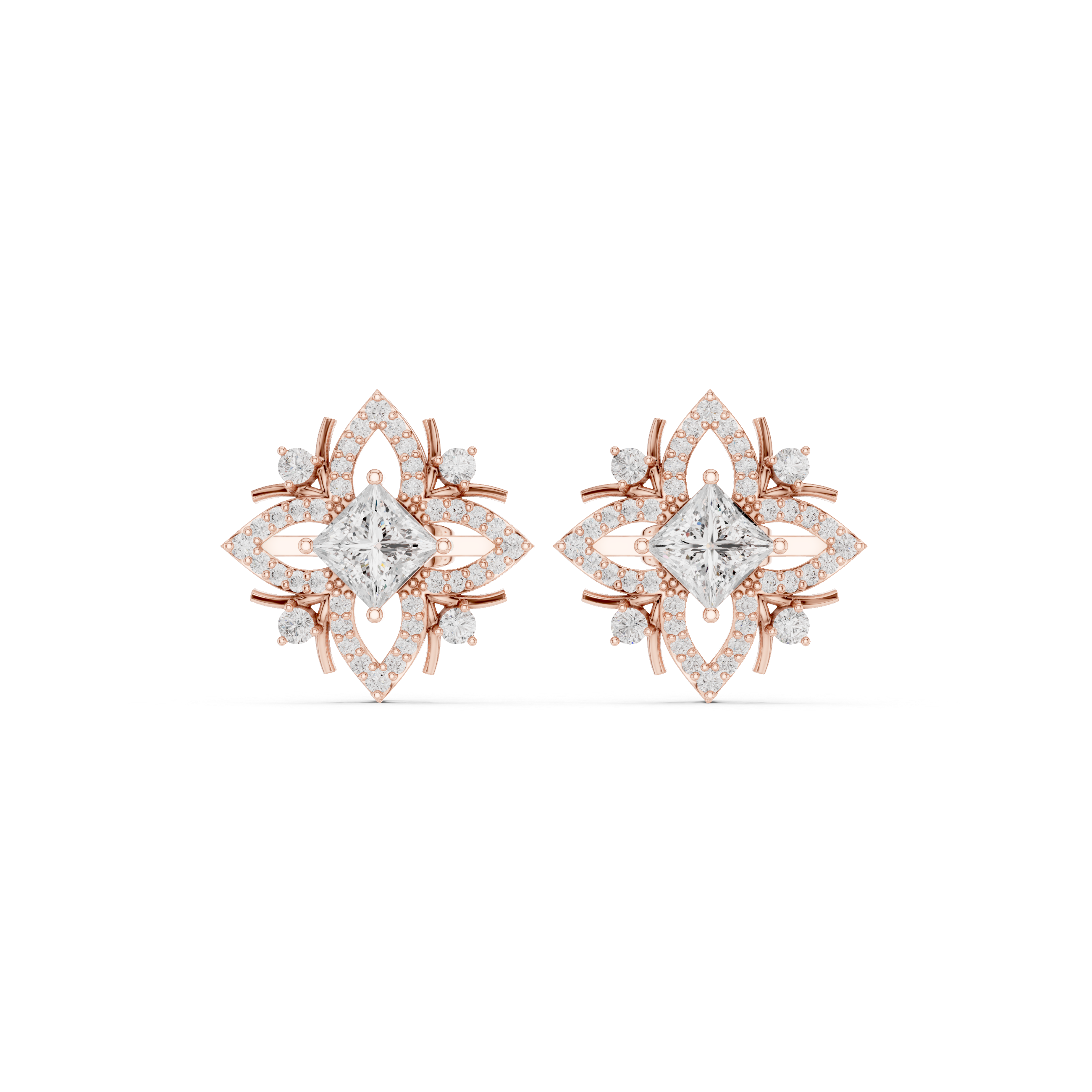 Opes Snowflake Earrings 3492