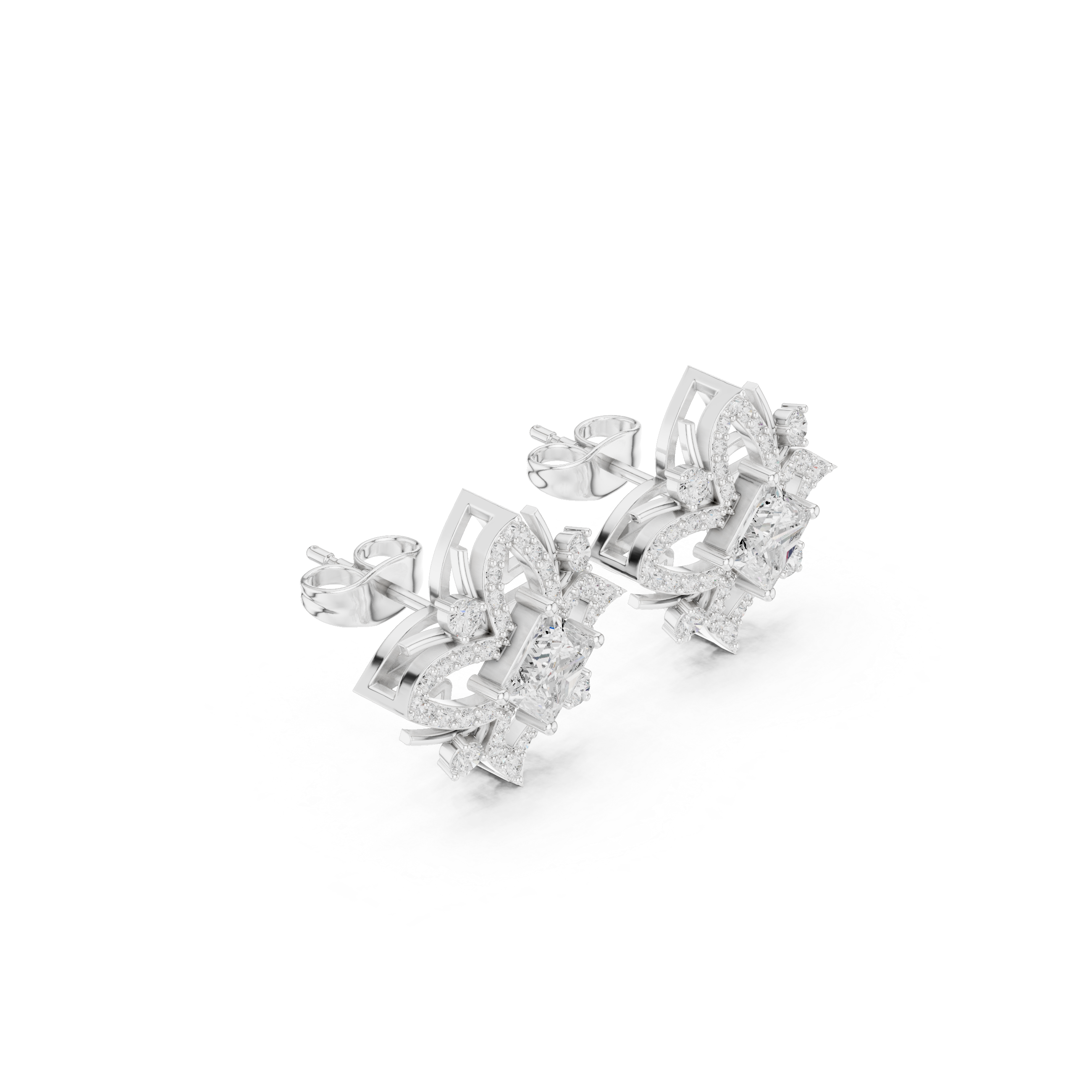 Opes Snowflake Earrings 3492