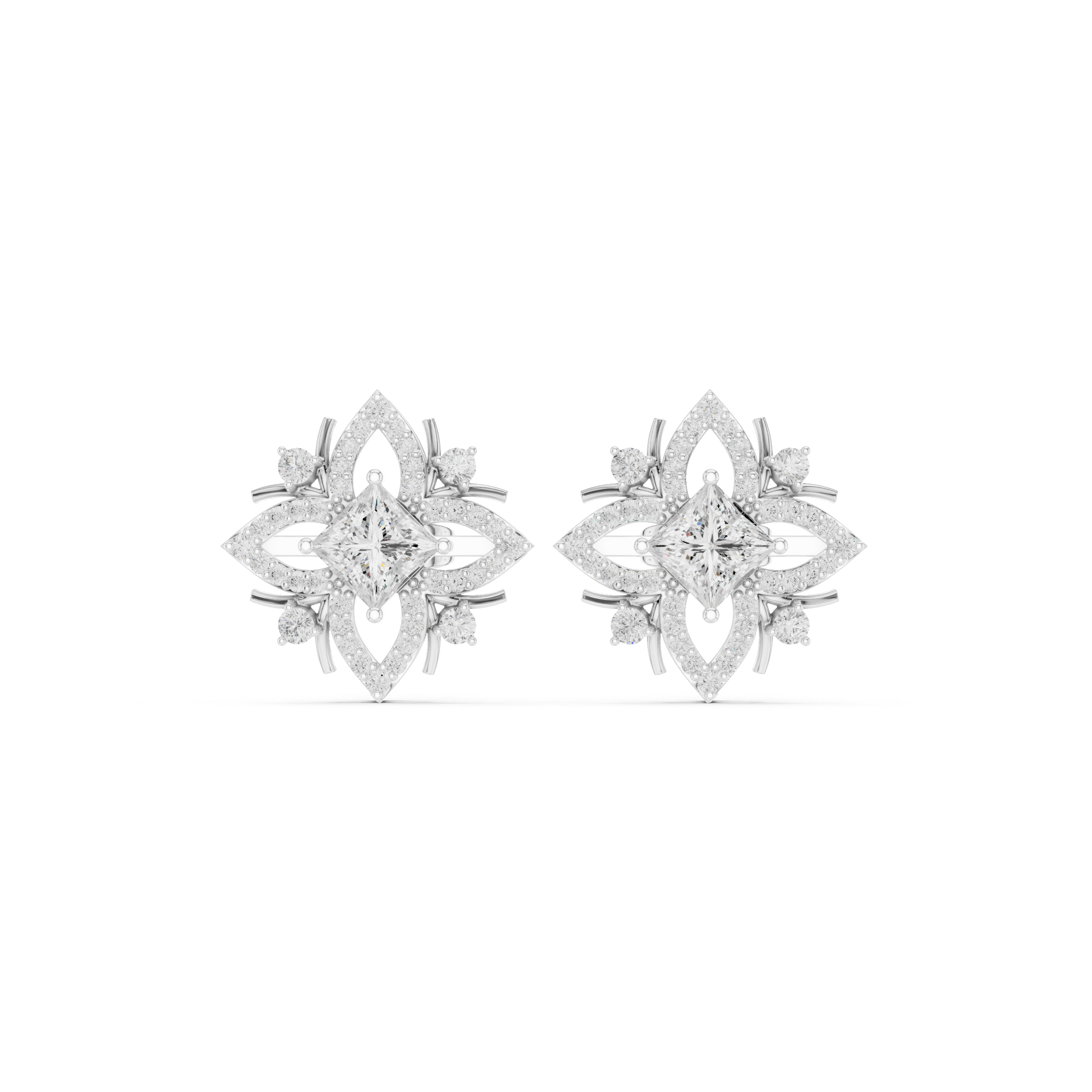 Opes Snowflake Earrings 3492
