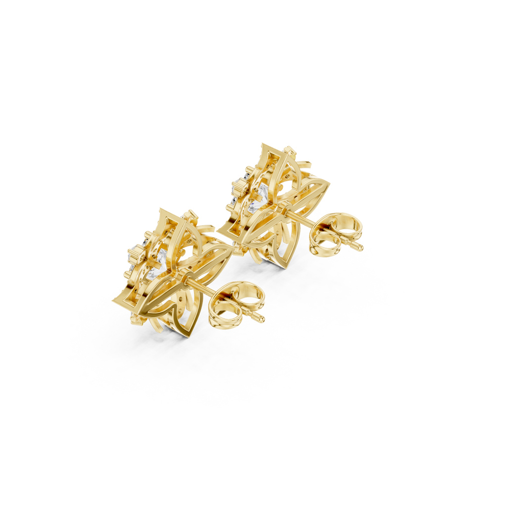 Opes Snowflake Earrings 3492