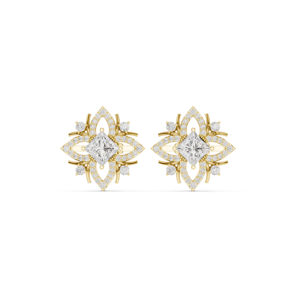 Opes Snowflake Earrings 3492