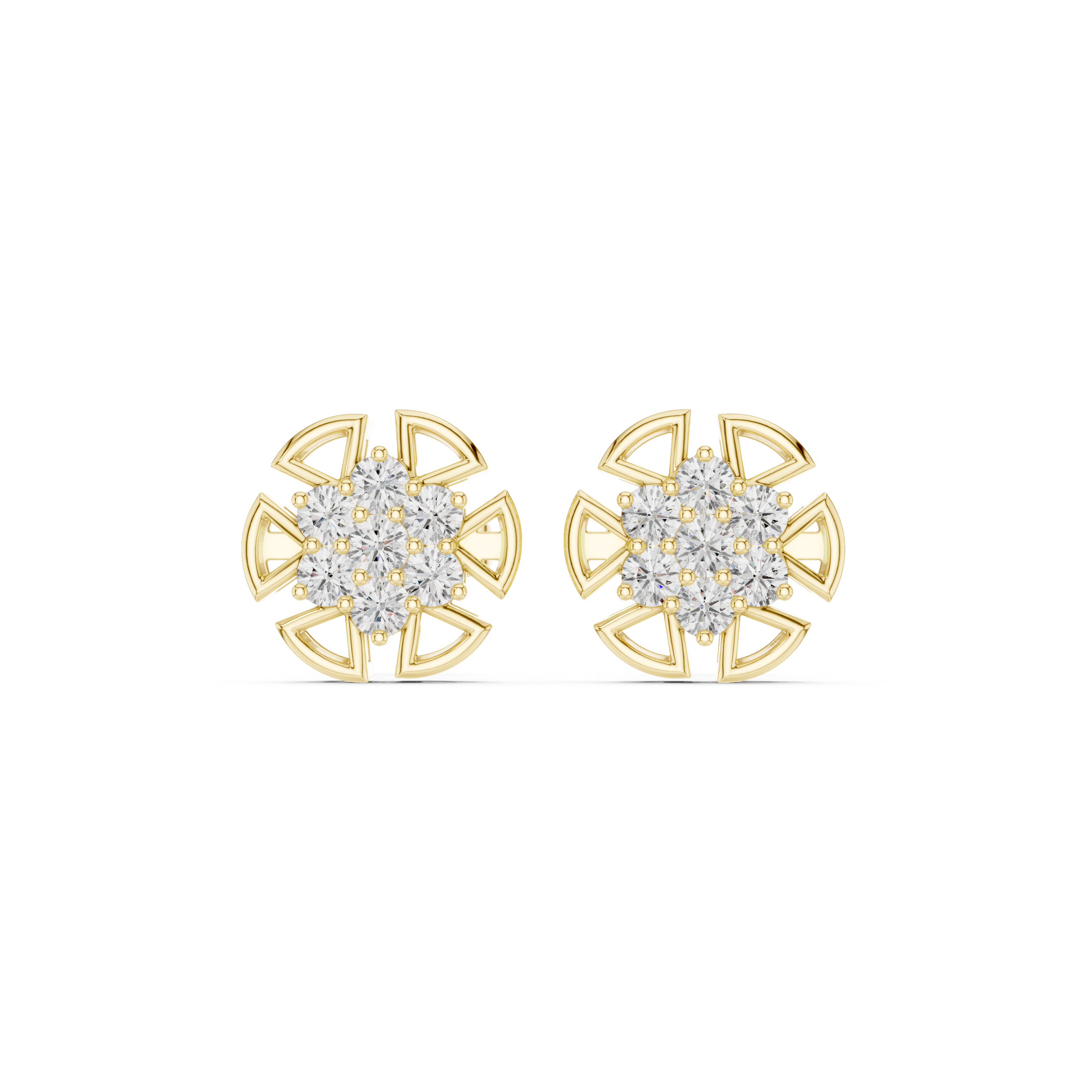 Opes Cluster Earrings 3472