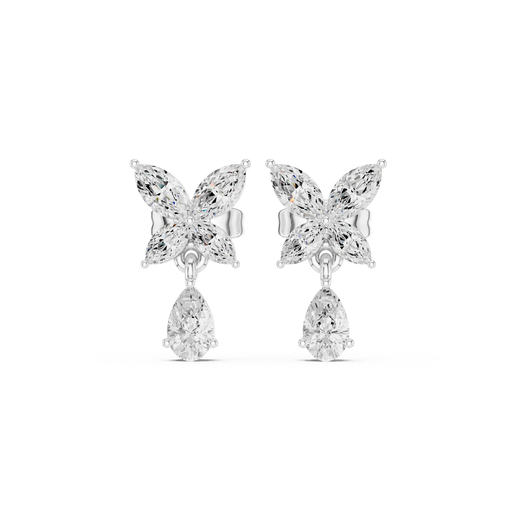 Opes Butterfly Drop Earrings 3666
