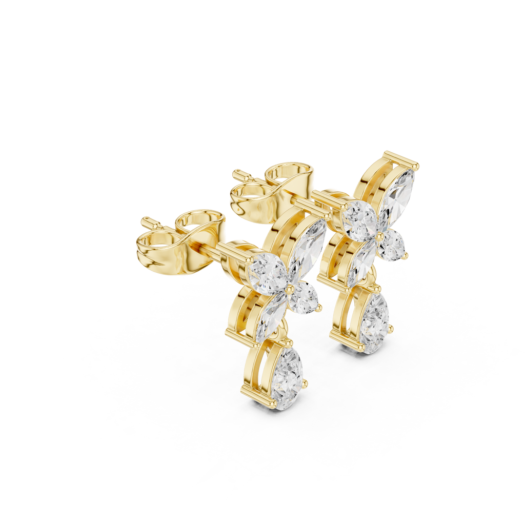 Opes Butterfly Drop Earrings 3666
