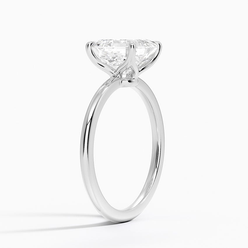 Asscher Cut Solitaire Ring