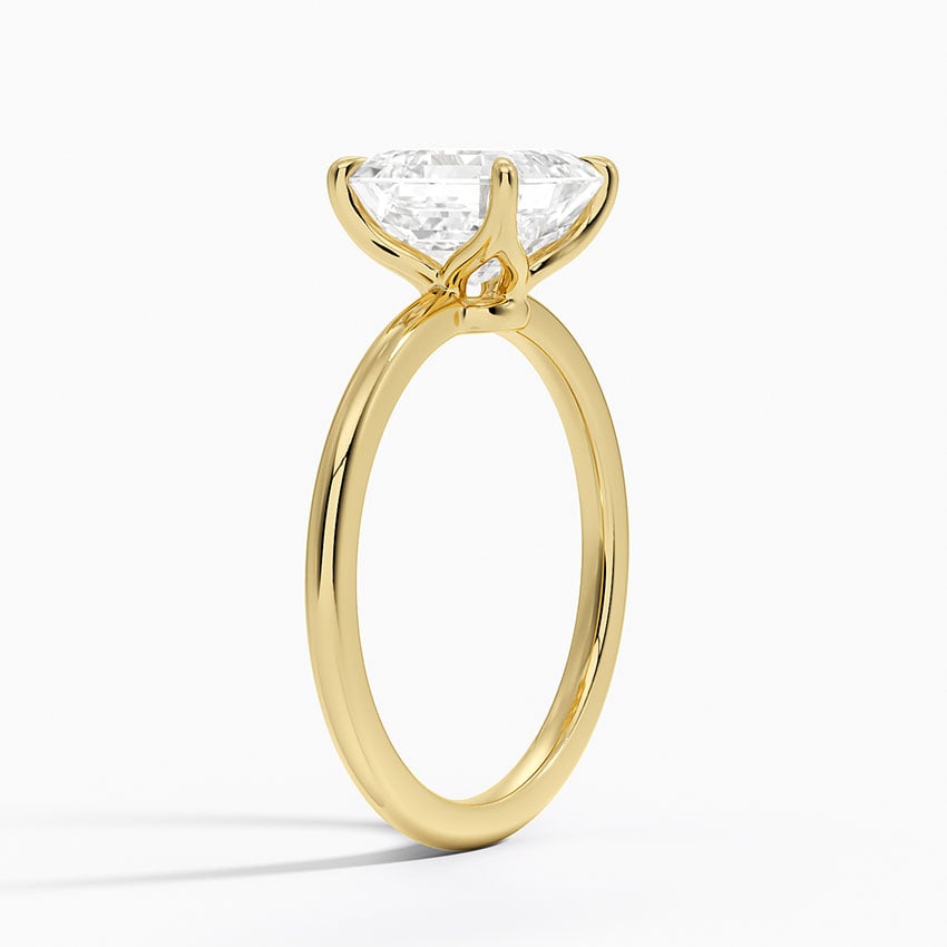 Asscher Cut Solitaire Ring