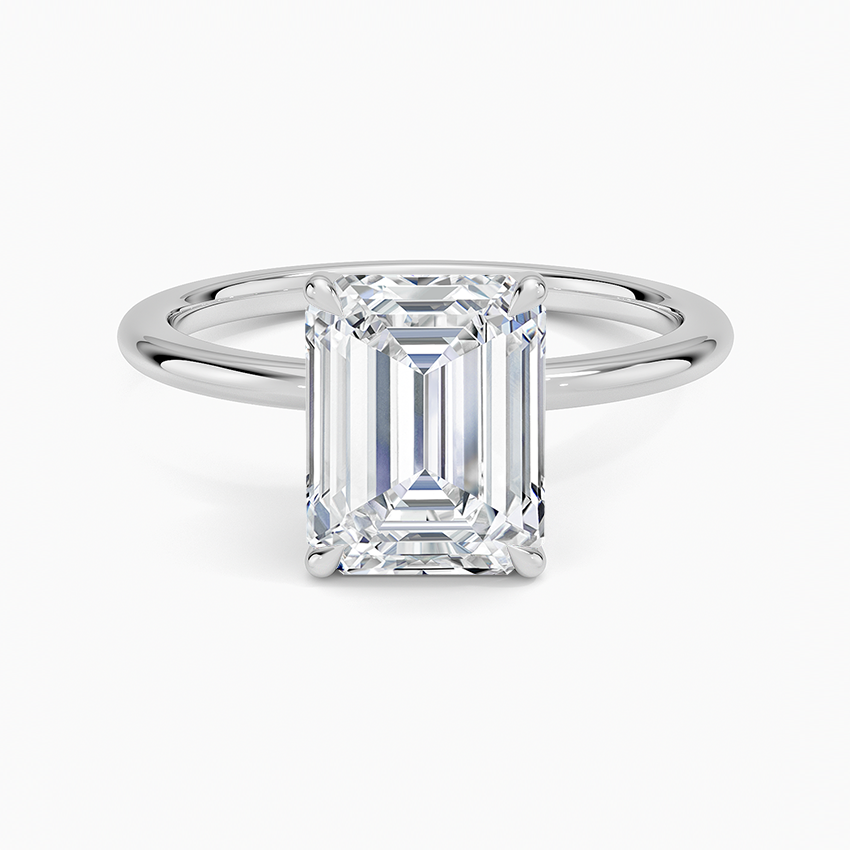 Emerald Cut Solitaire Ring