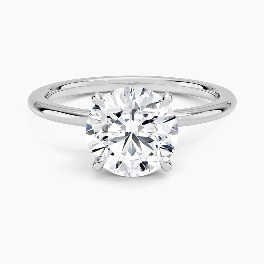 Round Cut Solitaire Ring