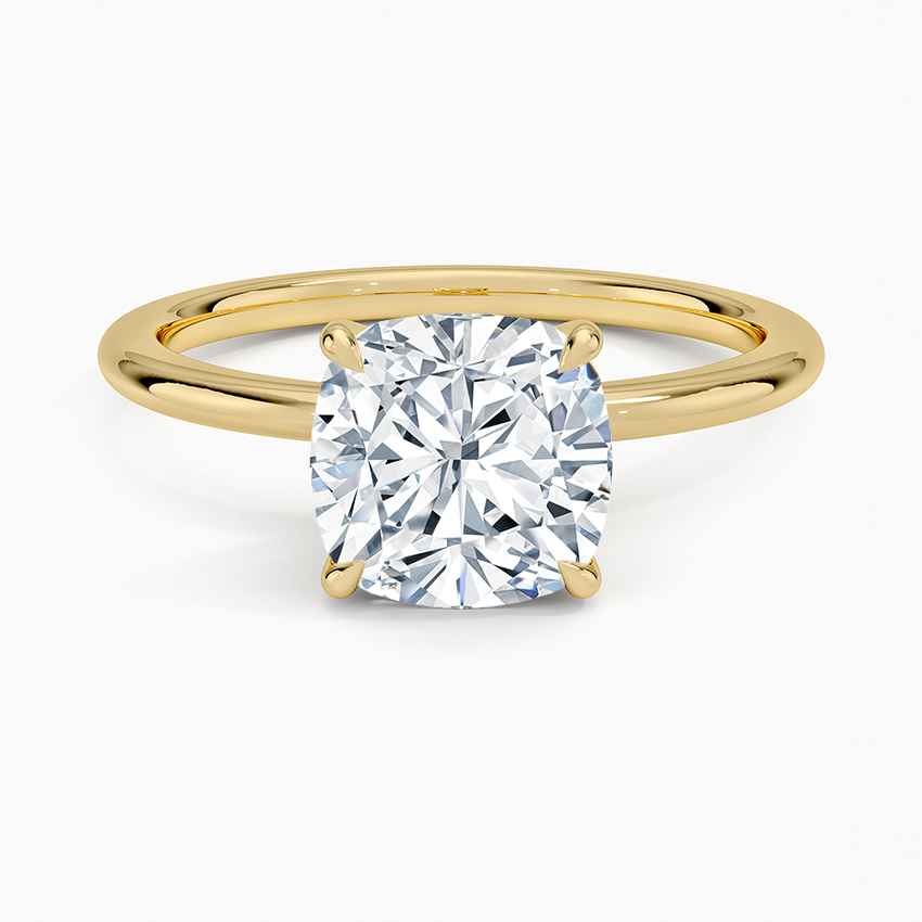 Cushion Cut Solitaire Ring