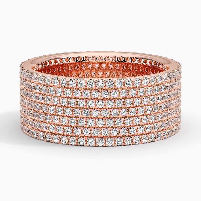 Infinite Sparkle Multi-Row Diamond Band