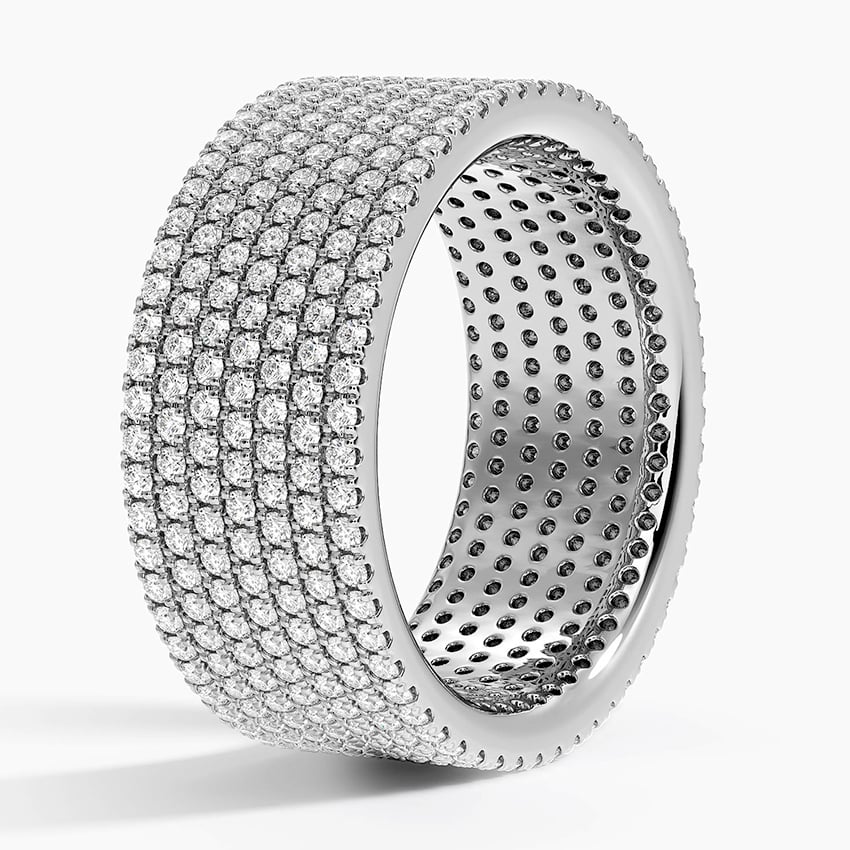 Infinite Sparkle Multi-Row Diamond Band