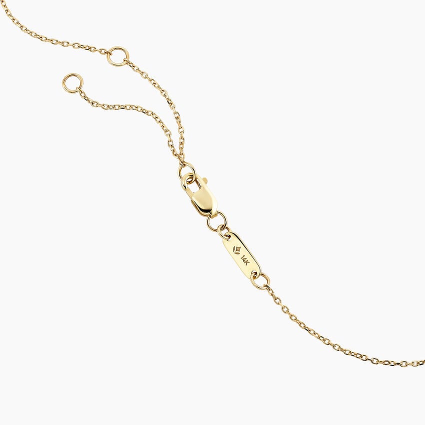 Venfora Bloom Solitaire Diamond Pendant in 14K Gold