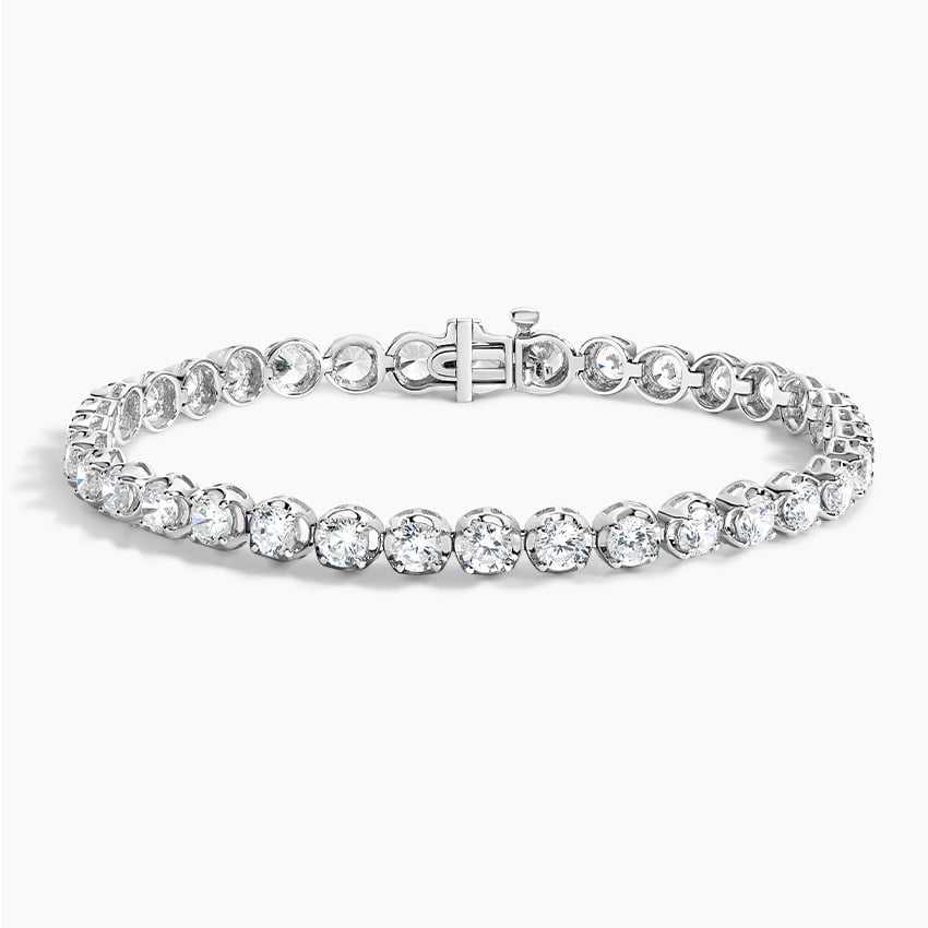 Classic Round Brilliant Diamond Tennis Bracelet