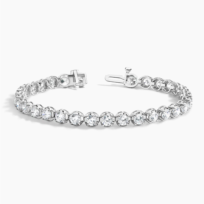 Classic Round Brilliant Diamond Tennis Bracelet