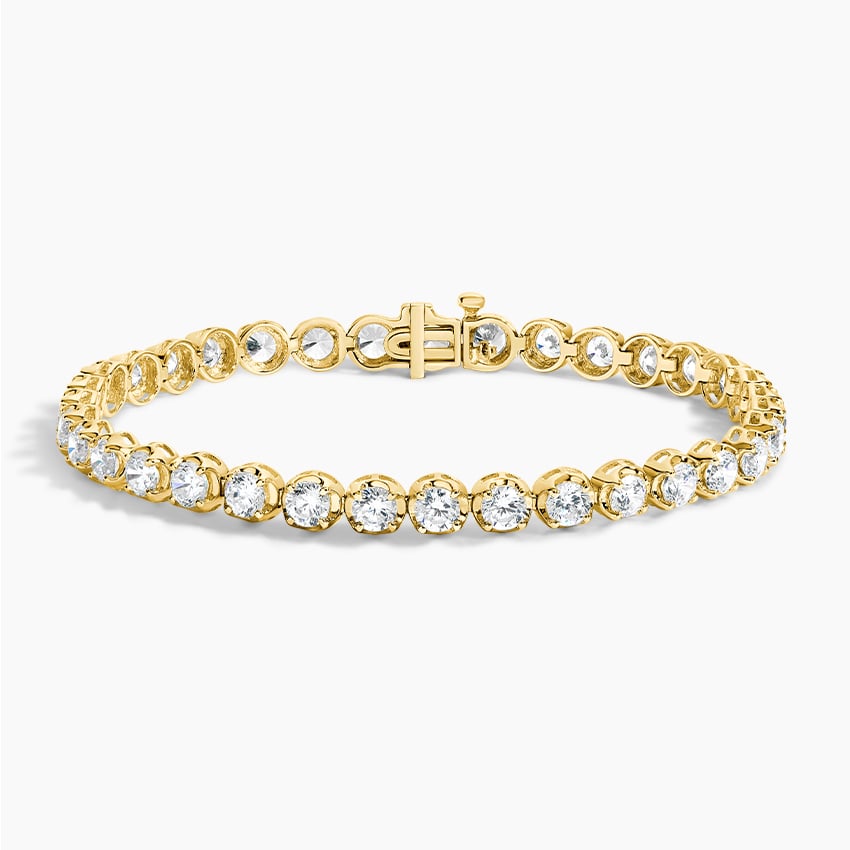 Classic Round Brilliant Diamond Tennis Bracelet