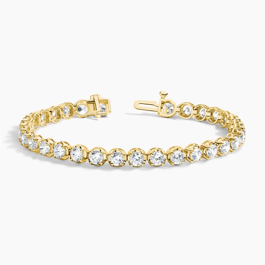 Classic Round Brilliant Diamond Tennis Bracelet