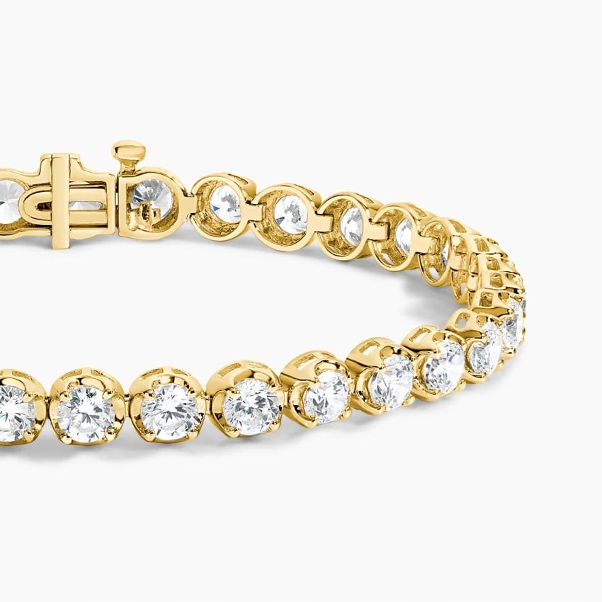 Classic Round Brilliant Diamond Tennis Bracelet