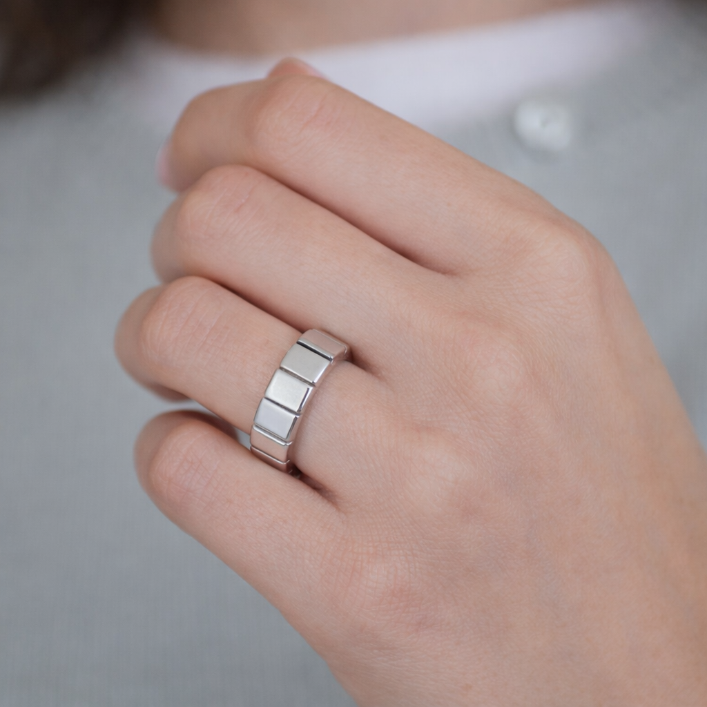 5mm Notched Band Ring