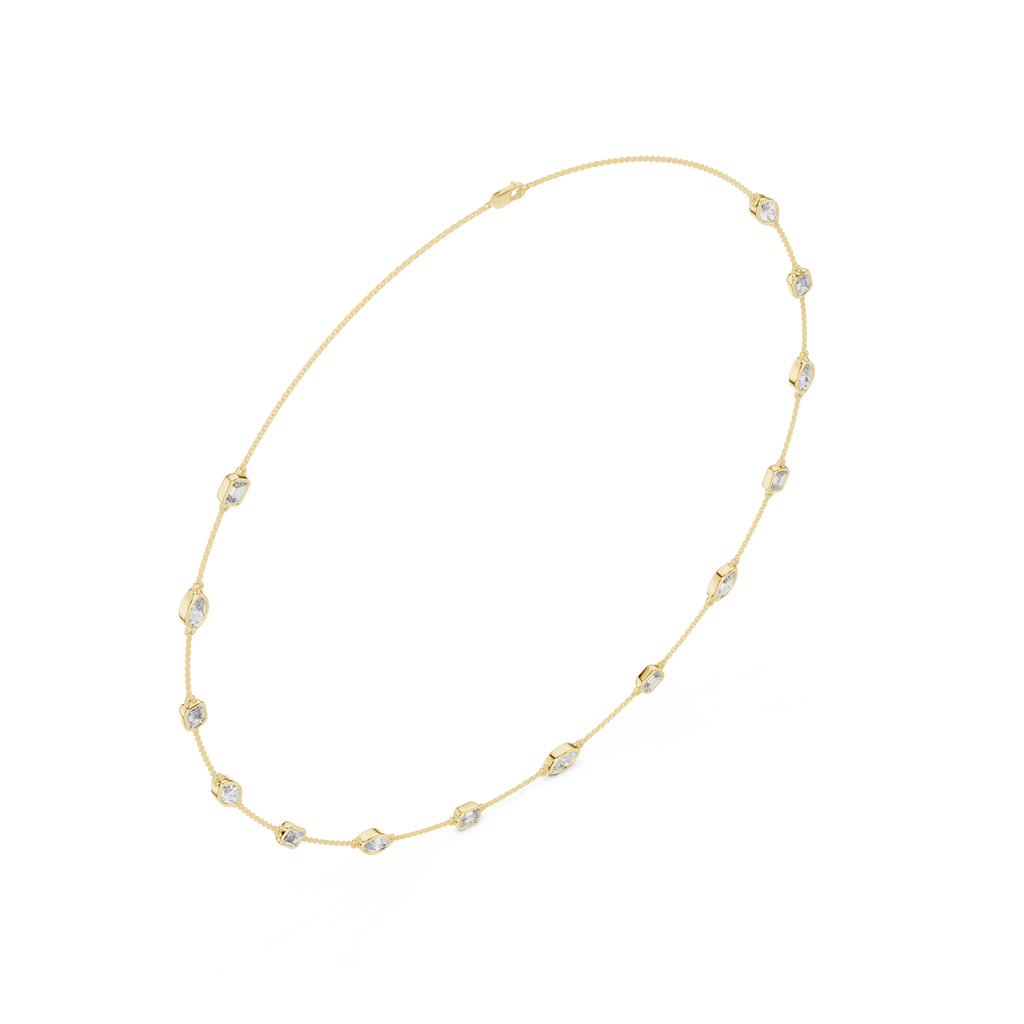 Everyday Elegance Mixed Cut Diamond Necklace My Store