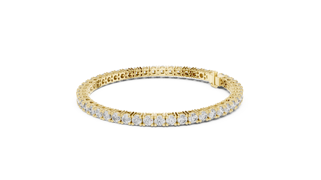 Round Cut Diamond Tennis Bracelet