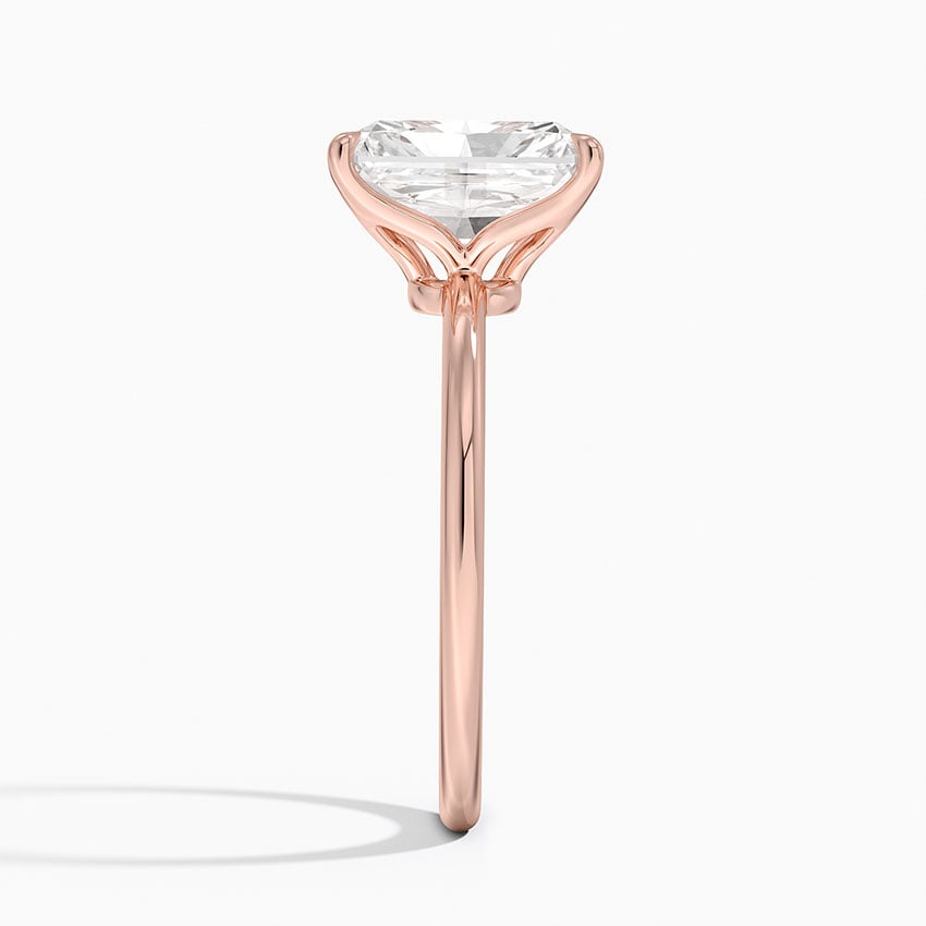 Radiant Cut Solitaire Ring VENFORA