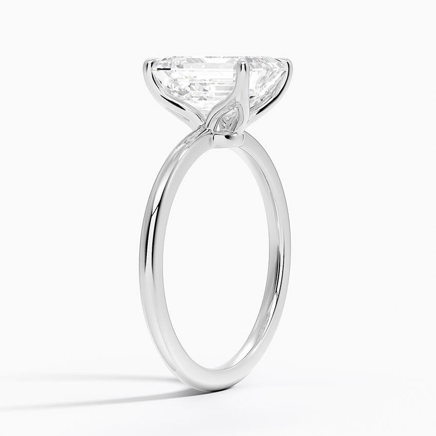 Emerald Cut Solitaire Ring VENFORA