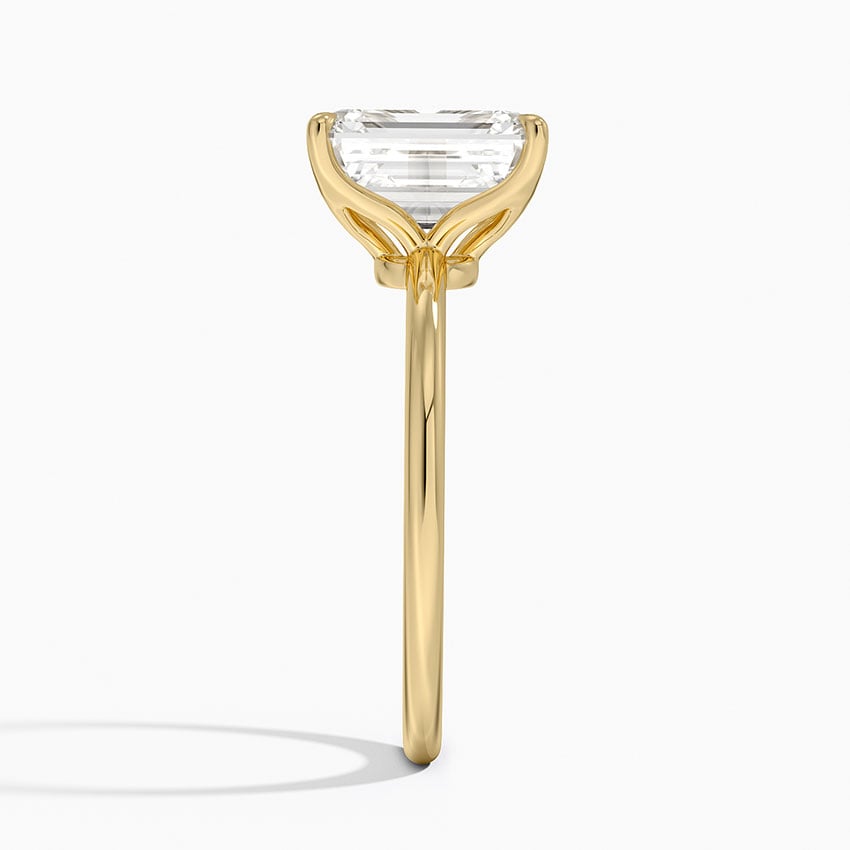 Emerald Cut Solitaire Ring VENFORA