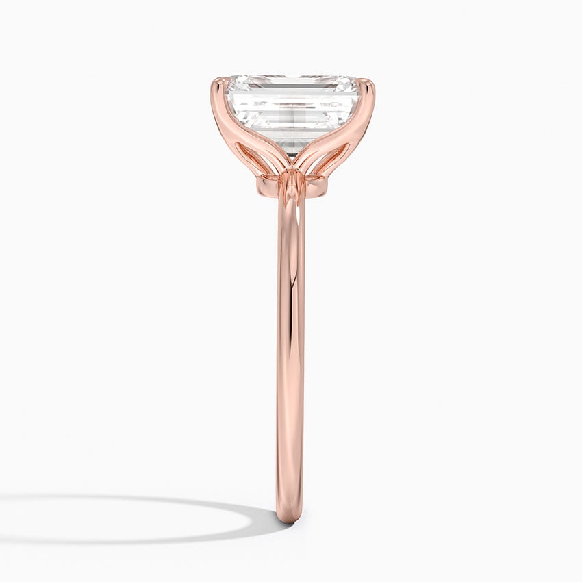 Emerald Cut Solitaire Ring VENFORA